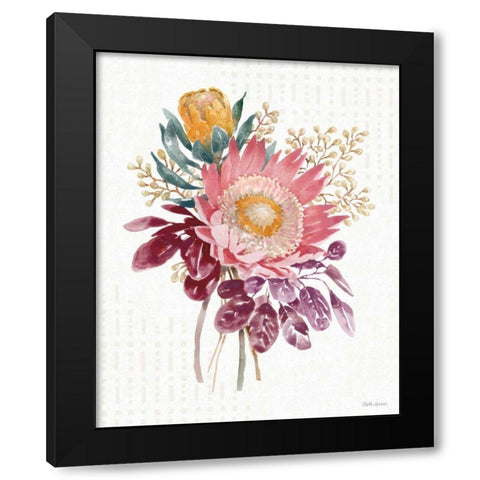 Petal Passion VI Black Modern Wood Framed Art Print by Grove, Beth