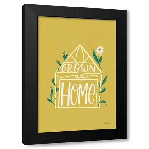 Home Grown I Black Modern Wood Framed Art Print by Thorns, Becky