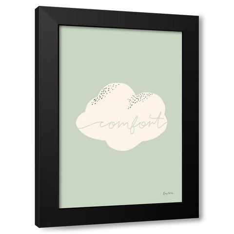 Peaceful IV Black Modern Wood Framed Art Print by Thorns, Becky