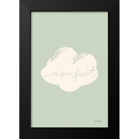 Peaceful IV Black Modern Wood Framed Art Print by Thorns, Becky