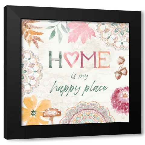 Harvest Touch VIII Black Modern Wood Framed Art Print by June, Dina