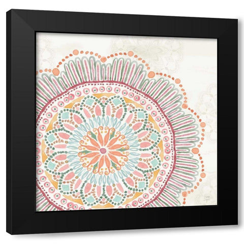 Harvest Touch IX Black Modern Wood Framed Art Print by June, Dina