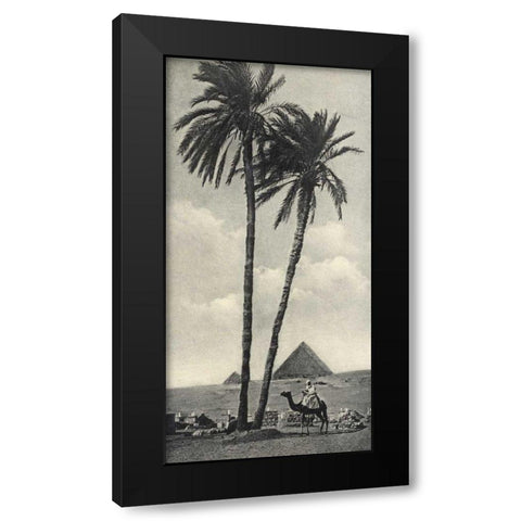 Cairo IV Crop Black Modern Wood Framed Art Print with Double Matting by Wild Apple Portfolio