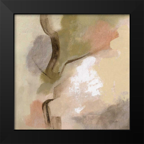 Meadow View I Black Modern Wood Framed Art Print by Vassileva, Silvia