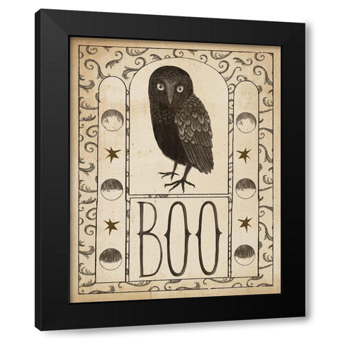 Hocus Pocus III Stars Black Modern Wood Framed Art Print with Double Matting by Miller, Sara Zieve