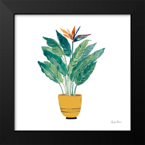 Potted Jewels III Black Modern Wood Framed Art Print by Zaman, Farida