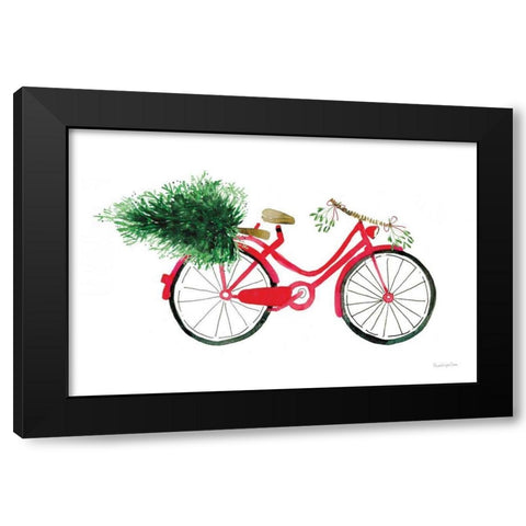 Christmas Delivery I Black Modern Wood Framed Art Print with Double Matting by Charro, Mercedes Lopez