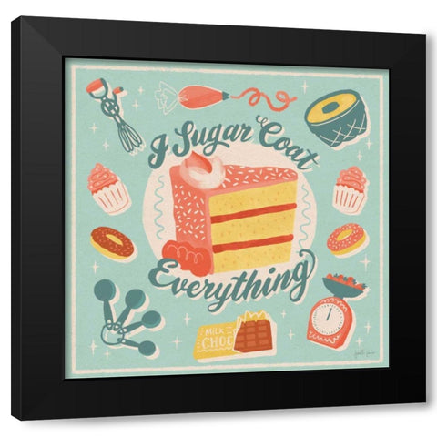 Fresh Baked II Black Modern Wood Framed Art Print by Penner, Janelle