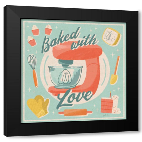 Fresh Baked III Black Modern Wood Framed Art Print by Penner, Janelle