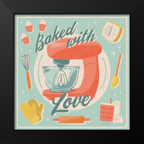 Fresh Baked III Black Modern Wood Framed Art Print by Penner, Janelle