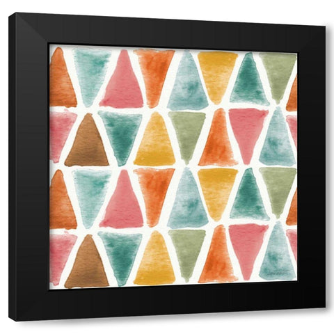 Girlfriends Pattern VII Black Modern Wood Framed Art Print by Tavoletti, Anne