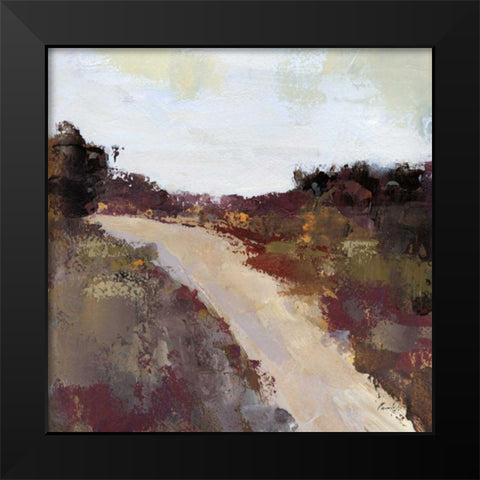 Path Black Modern Wood Framed Art Print by Munger, Pamela