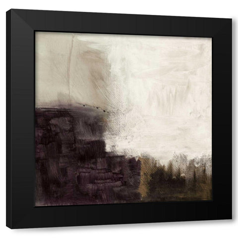 Geyser Black Modern Wood Framed Art Print with Double Matting by Wild Apple Portfolio