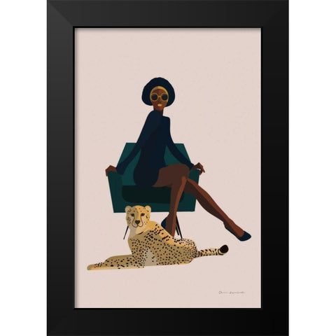 Wild Lounge II Black Modern Wood Framed Art Print by Escalante, Omar