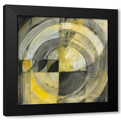 Reflected I Black Modern Wood Framed Art Print with Double Matting by Hristova, Albena