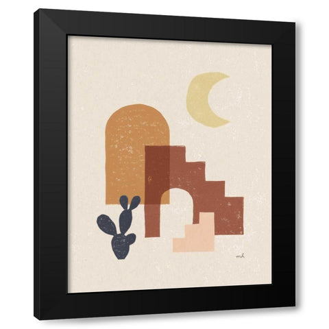 Desert Arches I Black Modern Wood Framed Art Print by Hershey, Moira