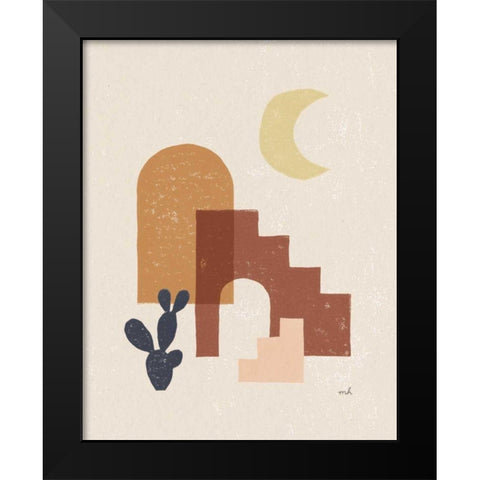 Desert Arches I Black Modern Wood Framed Art Print by Hershey, Moira