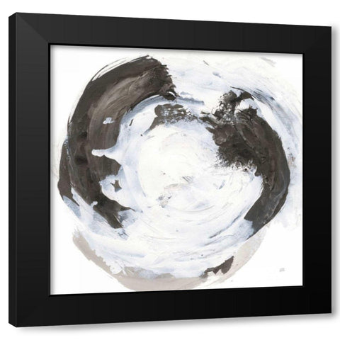 Beginning I Black Modern Wood Framed Art Print by Paschke, Chris