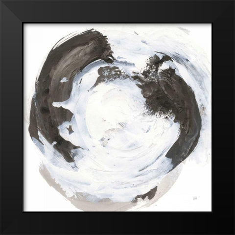 Beginning I Black Modern Wood Framed Art Print by Paschke, Chris