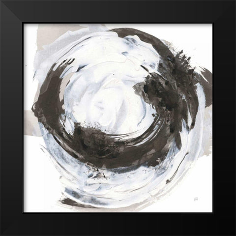 Beginning II Black Modern Wood Framed Art Print by Paschke, Chris