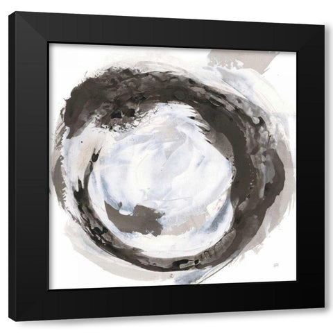 Beginning III Black Modern Wood Framed Art Print by Paschke, Chris