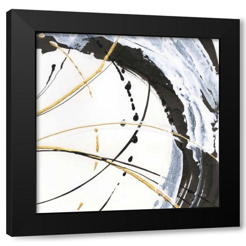 Continuum II Black Modern Wood Framed Art Print with Double Matting by Paschke, Chris