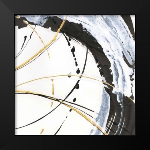 Continuum II Black Modern Wood Framed Art Print by Paschke, Chris