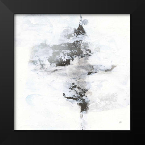 Layered Thinking I Black Modern Wood Framed Art Print by Paschke, Chris