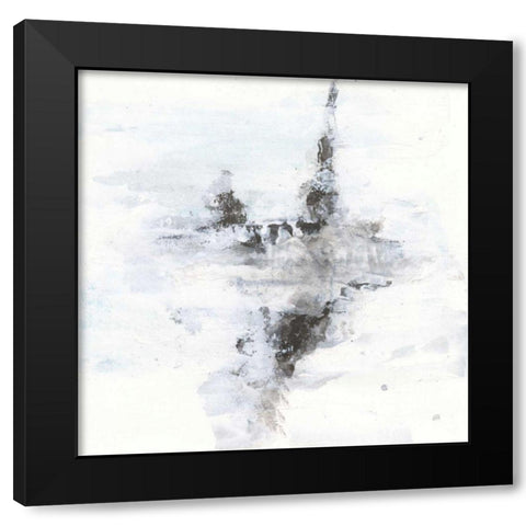 Layered Thinking II Black Modern Wood Framed Art Print with Double Matting by Paschke, Chris