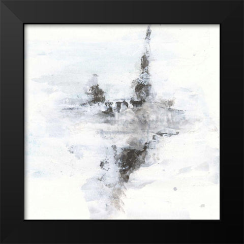 Layered Thinking II Black Modern Wood Framed Art Print by Paschke, Chris