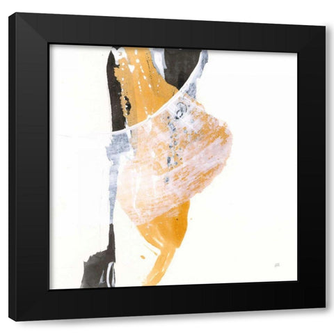 Resistance III Black Modern Wood Framed Art Print with Double Matting by Paschke, Chris