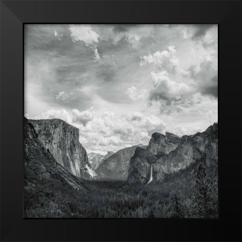 Scenic Landscape I BW Black Modern Wood Framed Art Print by Eichman, Andre
