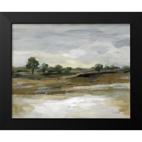 Cool April Day Black Modern Wood Framed Art Print by Vassileva, Silvia