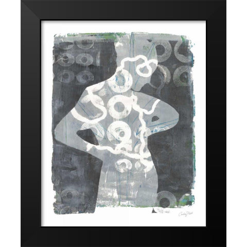 Contemplate I Black Modern Wood Framed Art Print by Prahl, Courtney
