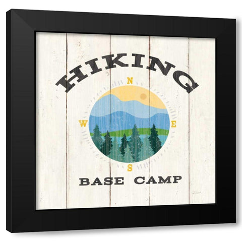 Cabin Life XV Black Modern Wood Framed Art Print with Double Matting by Schlabach, Sue