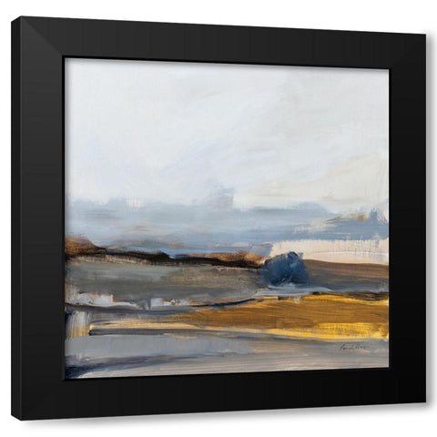 Southern Ute Black Modern Wood Framed Art Print with Double Matting by Munger, Pamela