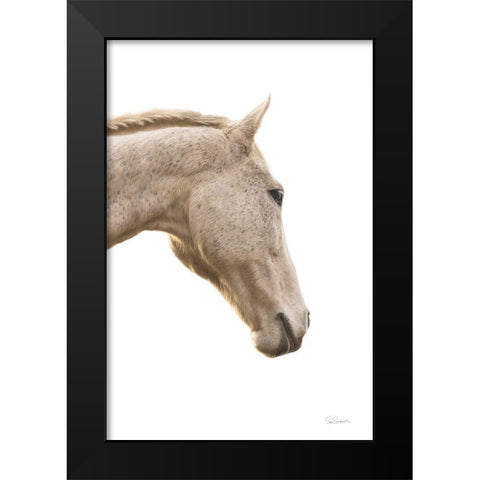 A Horse Named Lady I Black Modern Wood Framed Art Print by Schlabach, Sue