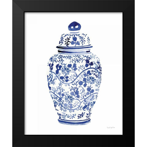 Ginger Jar I Black Modern Wood Framed Art Print by Charro, Mercedes Lopez