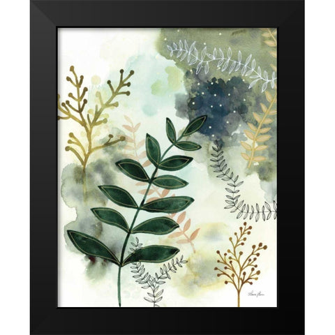 Woodland Walk V Black Modern Wood Framed Art Print by Horn, Laura