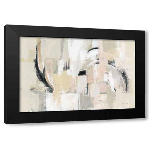 Kyoto Wind Black Modern Wood Framed Art Print by Vassileva, Silvia