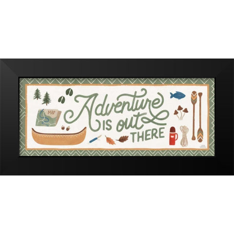 Take a Hike VIII Black Modern Wood Framed Art Print by Marshall, Laura