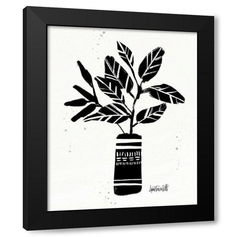Botanical Sketches VI Black Modern Wood Framed Art Print with Double Matting by Tavoletti, Anne