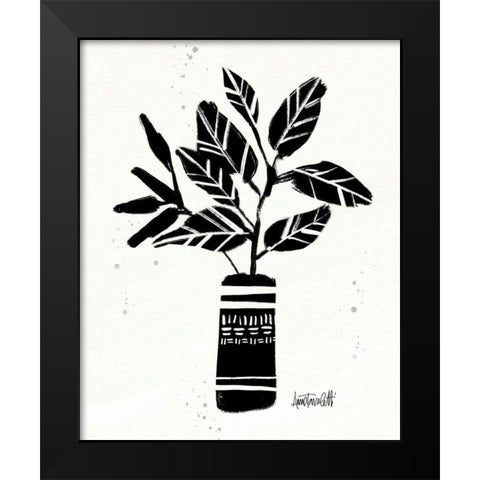 Botanical Sketches VI Black Modern Wood Framed Art Print by Tavoletti, Anne