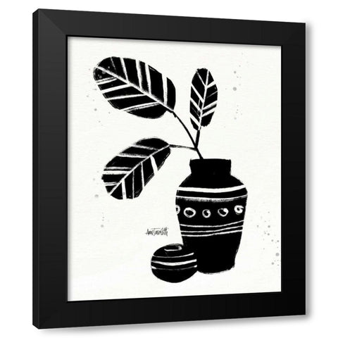 Botanical Sketches VIII Black Modern Wood Framed Art Print with Double Matting by Tavoletti, Anne