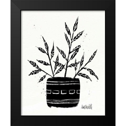 Botanical Sketches IX Black Modern Wood Framed Art Print by Tavoletti, Anne