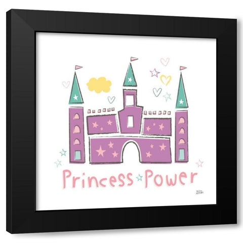 Rainbow Dream VIII Black Modern Wood Framed Art Print with Double Matting by Averinos, Melissa
