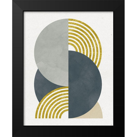 Deco Glam I Black Modern Wood Framed Art Print by Hershey, Moira
