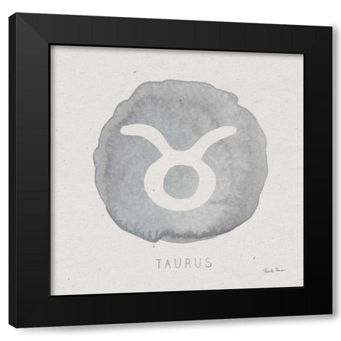 Mystic Zodiac II Black Modern Wood Framed Art Print by Zaman, Farida