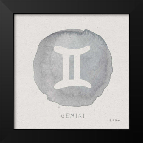 Mystic Zodiac III Black Modern Wood Framed Art Print by Zaman, Farida