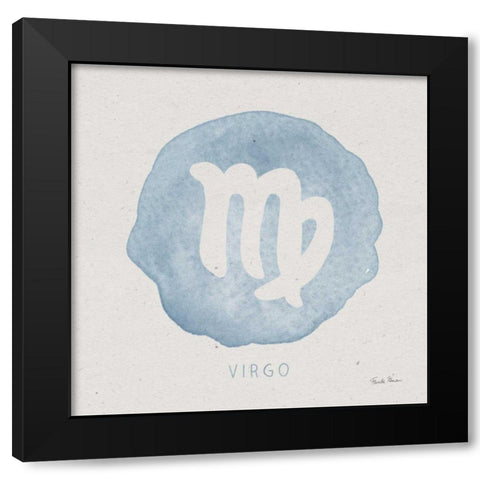 Mystic Zodiac VI Black Modern Wood Framed Art Print by Zaman, Farida